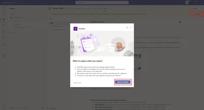 ⏰ The Countdown is On: Get Content Exported from MS Teams Wiki Before it's Too Late