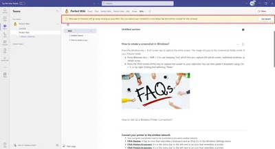 ⏰ The Countdown is On: Get Content Exported from MS Teams Wiki Before it's Too Late