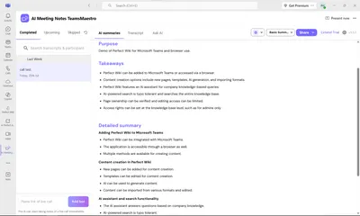 The Best AI Meeting Notes Apps Deeply Integrated into Microsoft Teams (2025 Edition)