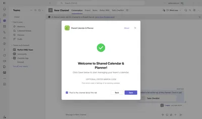 How to Mirror a Calendar?