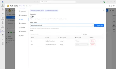 🧑‍🤝‍🧑 How to add new users to your Perfect Wiki account?