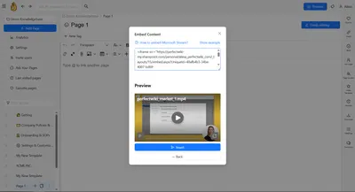 📽️ How to Embed Microsoft Stream video