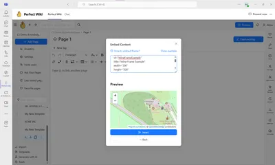 How to embed iFrame?
