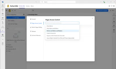 🦸‍♂️ How can I control who can access pages in my knowledge base?