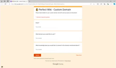 Can I have Perfect Wiki working on my own domain?