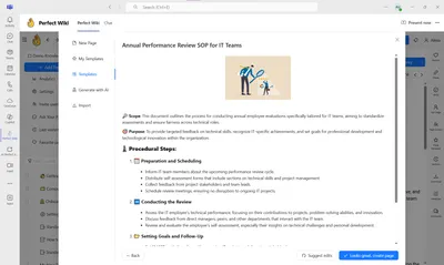 🖍️ Use a template to create a page
