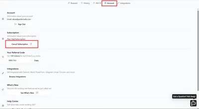 How to Cancel Subscription
