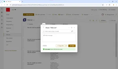 How to Add SharePoint FAQ to Microsoft Teams