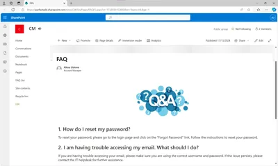 How to Add SharePoint FAQ to Microsoft Teams