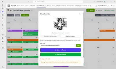 🔗 How to Share a Calendar?